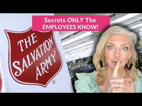 10 Salvation Army SHOPPING SECRETS ONLY The Employee's Know!