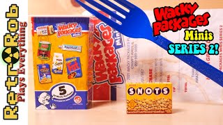 Wacky Packages Minis Series 2 Blind Bags "Unbagging"!