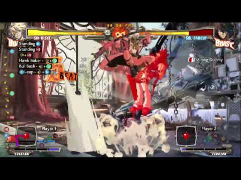 Sin Gets Insane Damage From Crouching  Standing Confirms #GGXRD #GGXRD_SI #guiltygear #GuiltyGearXrd