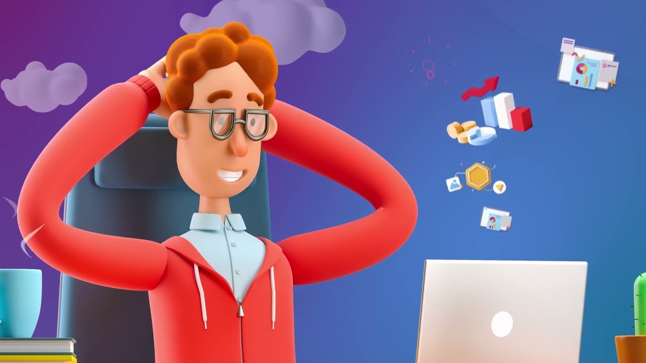 Fun character animation explainer video