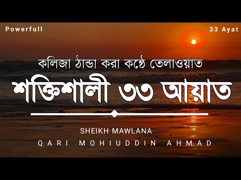 powerful 33 ayat,Manzil of Quran_৩৩ আয়াত তেলাওয়াত হাফেজ কারী মহিউদ্দিন আহমাদ