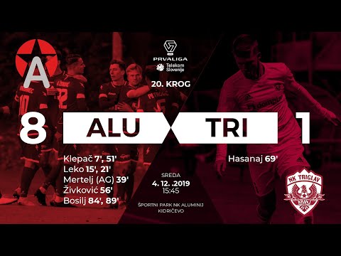 20.krog: Aluminij - Triglav 8:1 ; Prva liga Telekom Slovenije 2019/2020