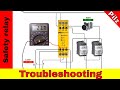 Troubleshooting safety relay Pilz PNOZ  with emergency button.