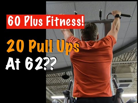 20 Pull Ups Over 60 | Old Guy Doing Pull Ups
