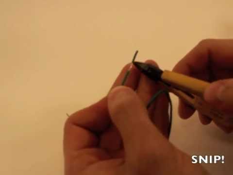 One-Handed Technique To Strip And Tin Wires
