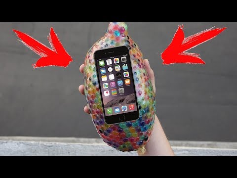 WHAT IF I DROP iPhone 6S IN ORBEEZ BALLOON FROM THE 5TH FLOOR?!? Video