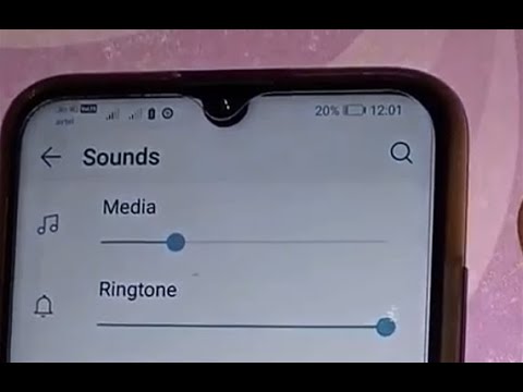 how to adjust ringtone volume in honor 20i mobile !! how to decrease ringtone volume in honor 20i