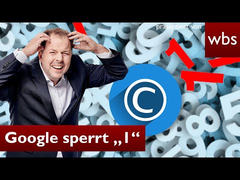 Upload-Filter laufen Amok: Google sperrt die Zahl "1" | Anwalt Christian Solmecke