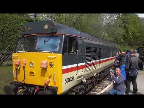 50031 at The Keighley Diesel Gala, Sat. 4th May 2019