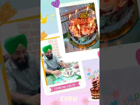 happy Birthday 🥳🎂 karamjit singh my love ...