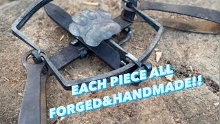 Forging &amp; Building a &quot;Leg Hold Trap&quot; All From Scratch!