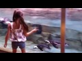Girl Being Chased By Penguins