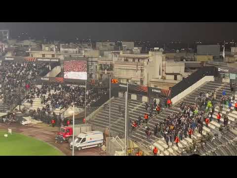 PAOK vs Betis 2-0. Long trip for 100 Betis fans. Europa League 22.01.2026