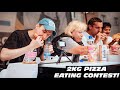 Czech Pizza Eating Contest | Speed Eating | 3000 CZK Prizes to be Won!