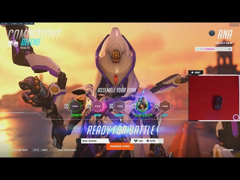 27K HEALS! Ana new Mythic Skin in Overwatch 2! GALE INSANE TOP 500 ANA Season 6 Gameplay