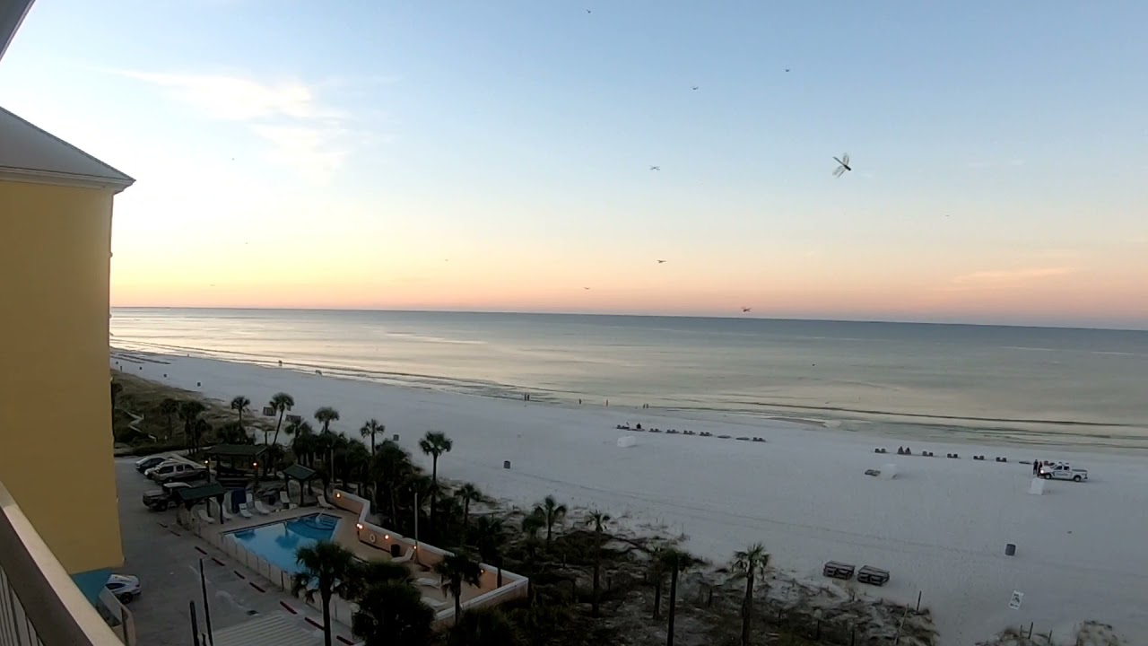 Panama City Beach Sunrise Time-lapse: Gopro Point Of View: October 2021