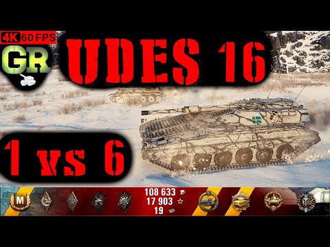 World of Tanks UDES 16 Replay - 12 Kills 6.8K DMG(Patch 1.7.0)
