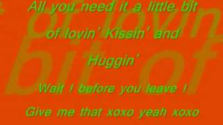 Peter Andre- XOXO with lyrics