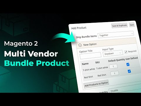 Magento 2 Multi Vendor Bundle Product