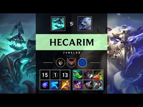 Hecarim Jungle vs Volibear - EUW Grandmaster Patch 25.17