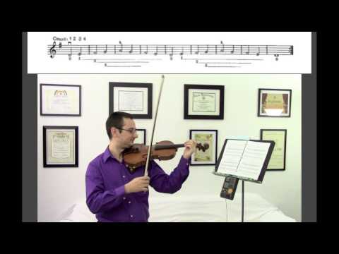 Violin Lesson #22 - The Maia Bang Violin Method - with Danut Muresan, violinist