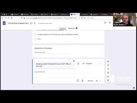 Choral Methods - score evaluations, choral rehearsal techniques, etc.