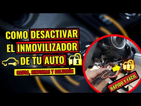 Why does the car's immobilizer activate? | How to deactivate it (Solution)