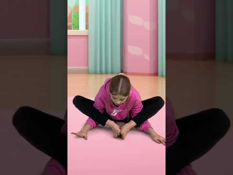 ❌IF You Can’t Go All the Way, it’s Ok! #kidsyoga #kidsworkout #barbiekids