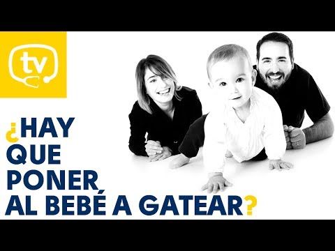 ¿Hay que poner al bebé a gatear?