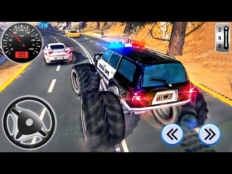 Offroad Police Truck Gangster Driver 3D - Cop Car Chase Simulator - Best Android GamePlay