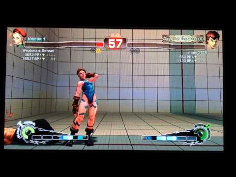 Weakman-Sensei [Cammy] vs nonoGT75 [Fei Long] SSF4 AE 2012 Online Ranked Matches - PSN