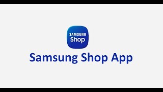Vorstellung Samsung Shop-App