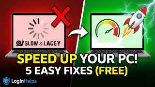 Stop the Lag! How to Make Your Windows PC 2x Faster 🚀✅ 5 Easy Ways to Speed Up PC or Laptop