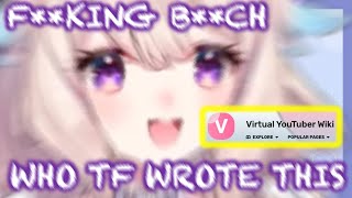 Enna when she finds out what's written on her fandom wiki: