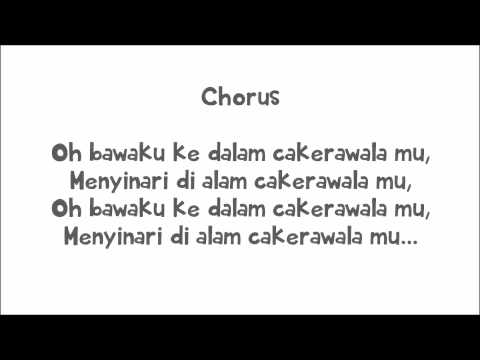 Eyza Bahra - Cakerawala | Lirik Papan Puteh