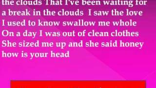 John Mayer - A Break In The Clouds Lyrics
