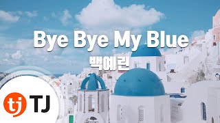 [TJ노래방] Bye Bye My Blue - 백예린(Yerin BAEK) / TJ Karaoke