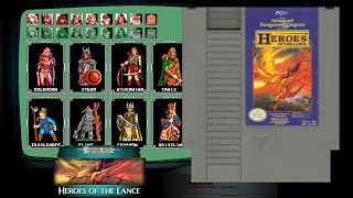 Heroes of the Lance NES Full Playthrough | Advanced Dungeons & Dragons Adventure (No Commentary)