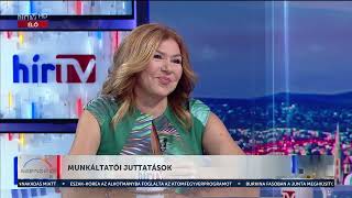 Hír TV Napindító – Munkáltatói juttatások