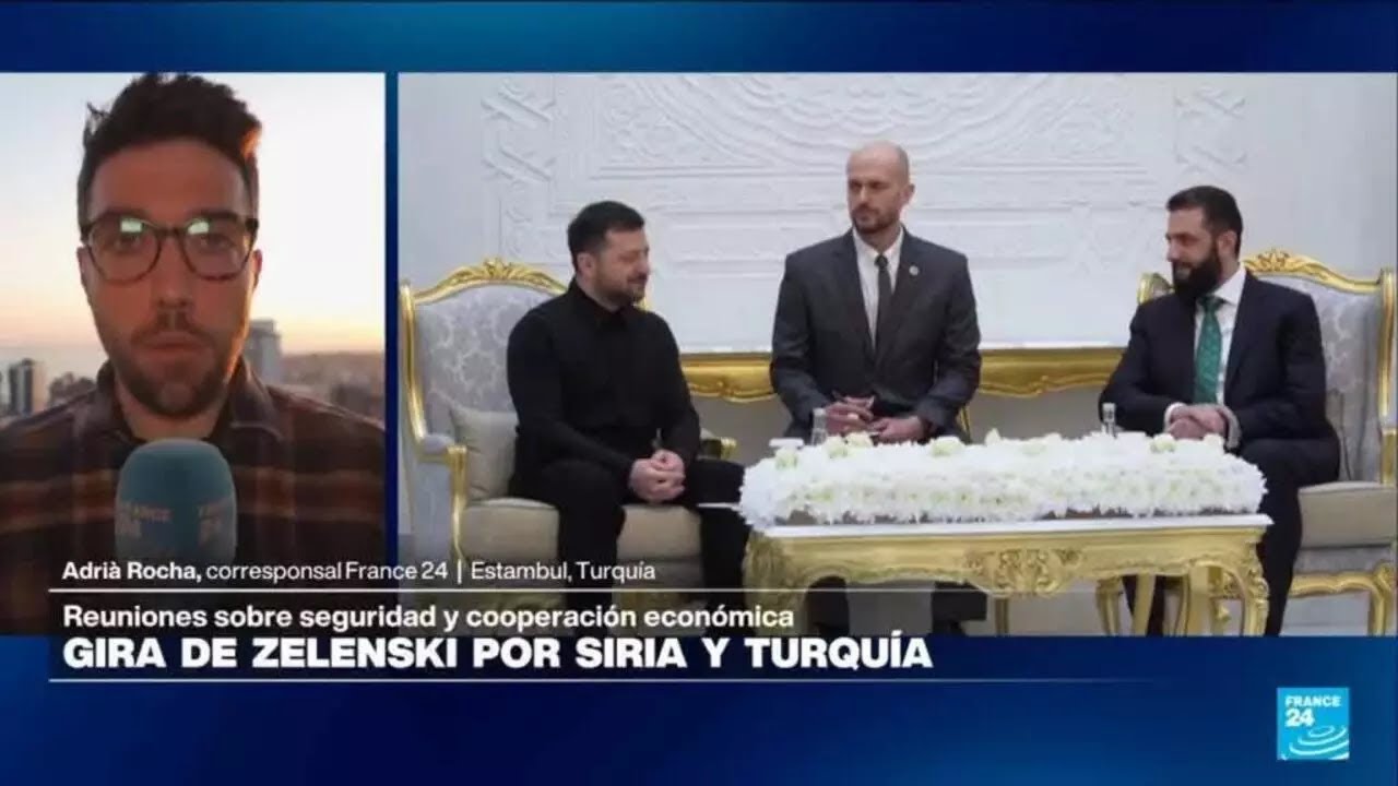 Zelenski visita Siria en búsqueda de nuevos apoyos de seguridad • FRANCE 24 Español