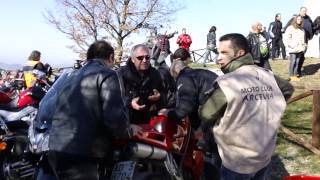 preview picture of video '3 marzo 2013 - Monte S. Angelo di Arcevia - 6° Motobenedizione.'
