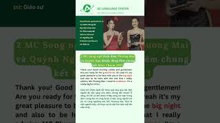 2 MC Phương Mai và Quỳnh Nga khuấy động đêm chung kết Miss Charm 2023 | TRUNG TÂM NGOẠI NGỮ AZ