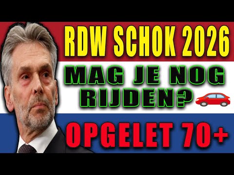 SCHOKERENDE RDW-UPDATE 🚨 | Rijregels voor 70-plussers | Dit verandert in 2026