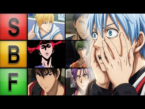 I Ranked EVERY Kuroko No Basket Character