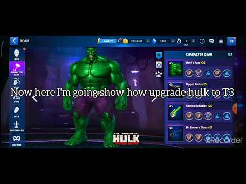 #MFF, how to upgrade immortal hulk to T3. And performance.