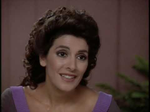 Counselor Troi Tries to Explain the Feelings of the Crew to Captain Jellico