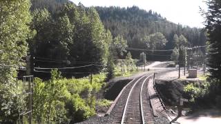 preview picture of video 'Cascade Tunnel. Riding through onboard Amtrak Empire Builder - Westbound.'