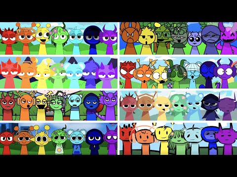 🌈Incredibox - Sprunki but RAINBOW in ALL Different Mods | PART 8🍭