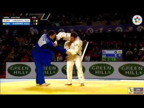 Judo 2014 Grand Prix Tbilisi: Loriashvili (GEO) - Bloshenko (UKR) [-100kg] semi-final
