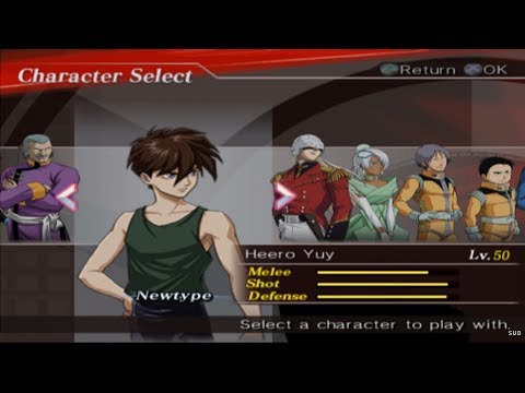 Dynasty Warriors: Gundam 2 Opening and All Characters [PS2]